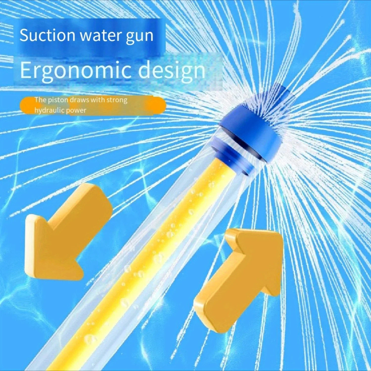 Fireworks Splashing Spray Water Guns Portable Water Squirter Pull-out Outdoor Water Shooters for Atmosphere Water Squirter Game