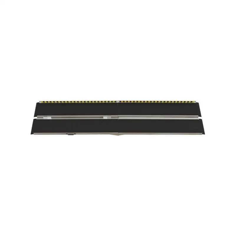 

10FT Portable Non-Slip Wheelchair Ramp, Aluminum Threshold Ramp for Easy Accessibility, Ideal for Handicap Use