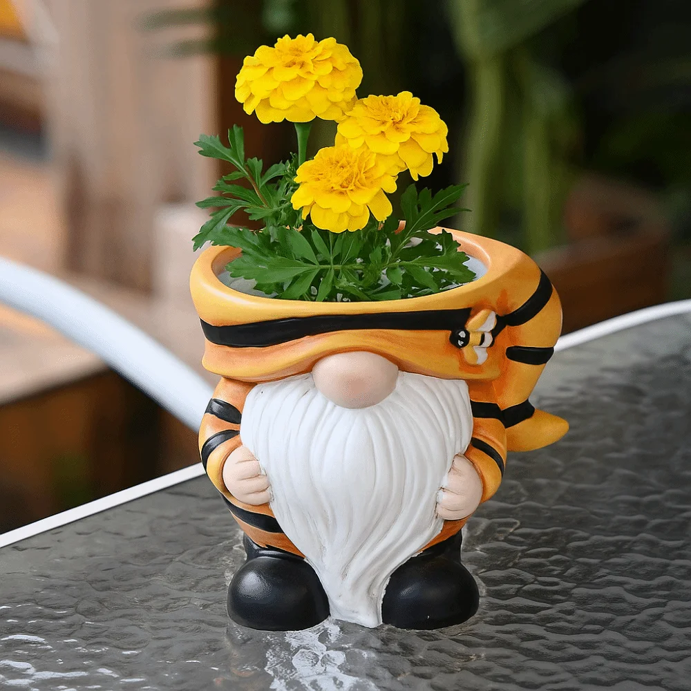 

Керамический рождественский эльф-горшок, фигурка, изысканный очаровательный сочный цветочный горшок, мультяшный настольный орнамент для спальни