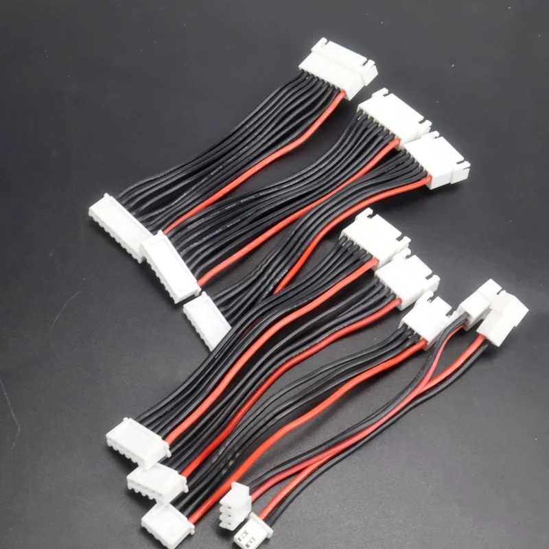 10 قطعة 10 سنتيمتر 22AWG 1S 2S 3S 4S 5S 6S 7S 8S JST-XH JST موصل قابس مهايئ التوازن مبدل سلك كابل الشاحن لبطارية ليبو #3