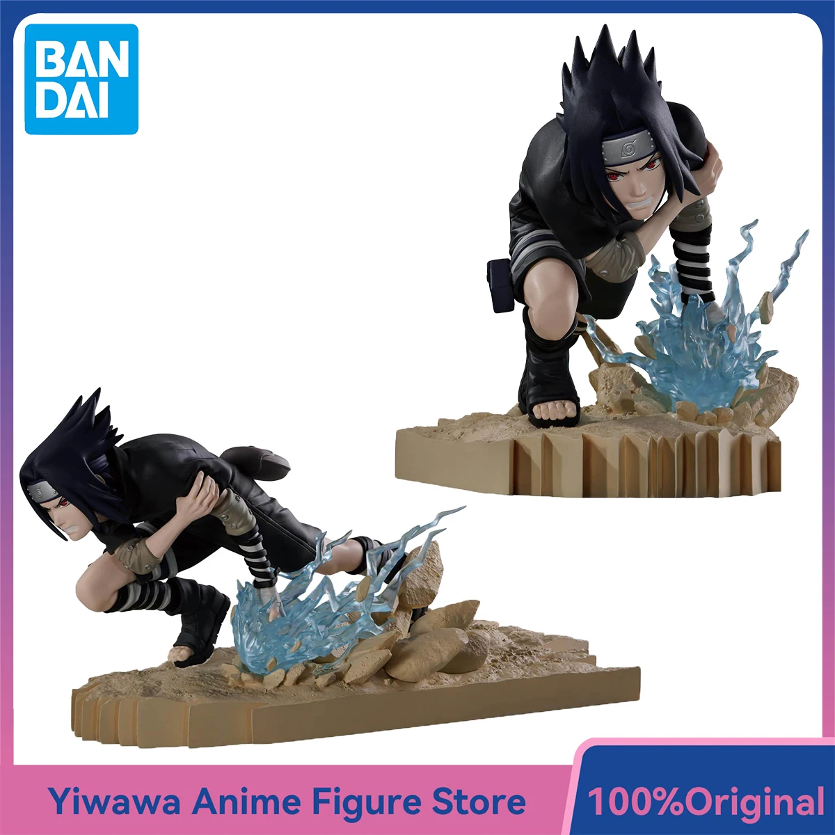 Banpresto Naruto Uchiha Sasuke Chidori Combinatie Battle Anime Figuren Model Speelgoed Originele Ornament