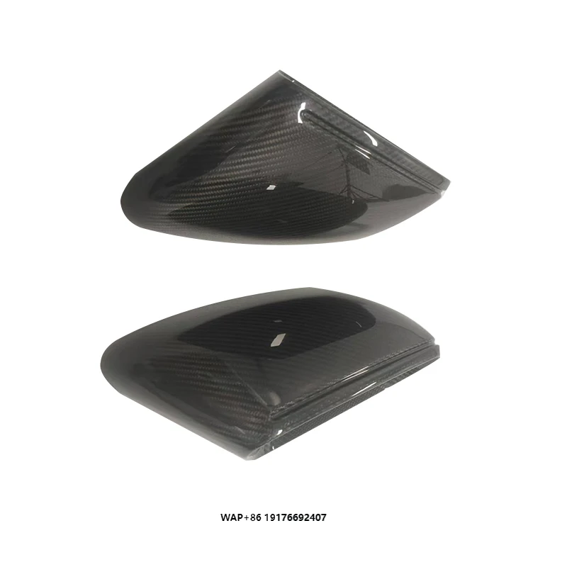 

High Quality LHD 992 Taycan Dry Carbon Fiber Rearview Mirror Cover Replacement Style Exterior Side Mirror Cover