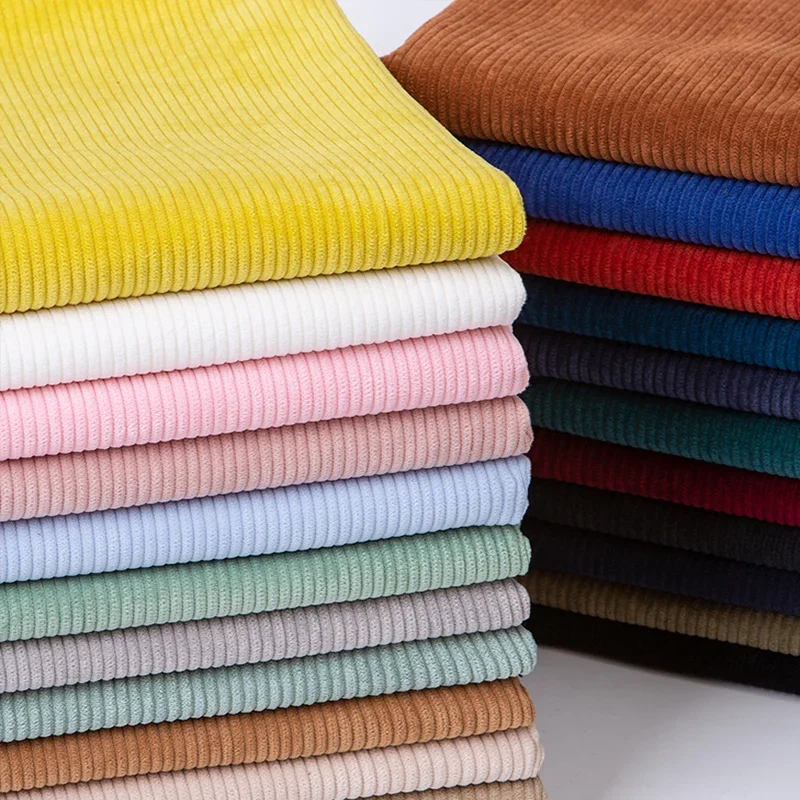 Thickened Corduroy Fabric By The Meter for Shirt Clothing Dress Pants Coat Sofa Cover Pillowcase Sewing Plain cloth Textile Diy