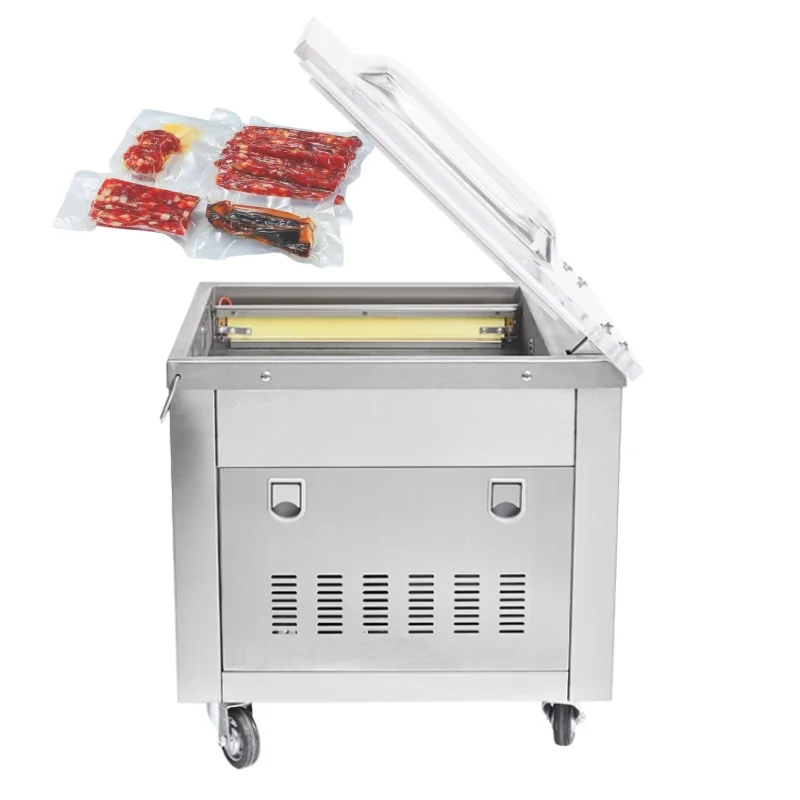 

wholesale Automatic Double Chamber Vacuum Packaging Machine Vacuum Printing Sealing Machine Vacuum Packer Food Bag Sealer