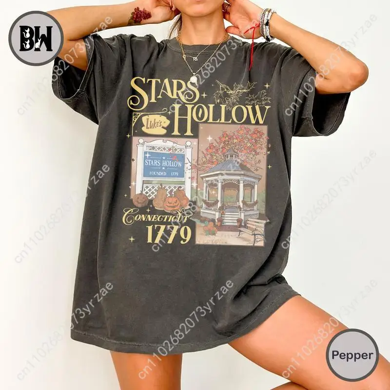 Étoiles creux rétro lavage T-shirt homme femme haute qualité Vintage T-shirt coton manches courtes mode T-shirt doux dessus respirants