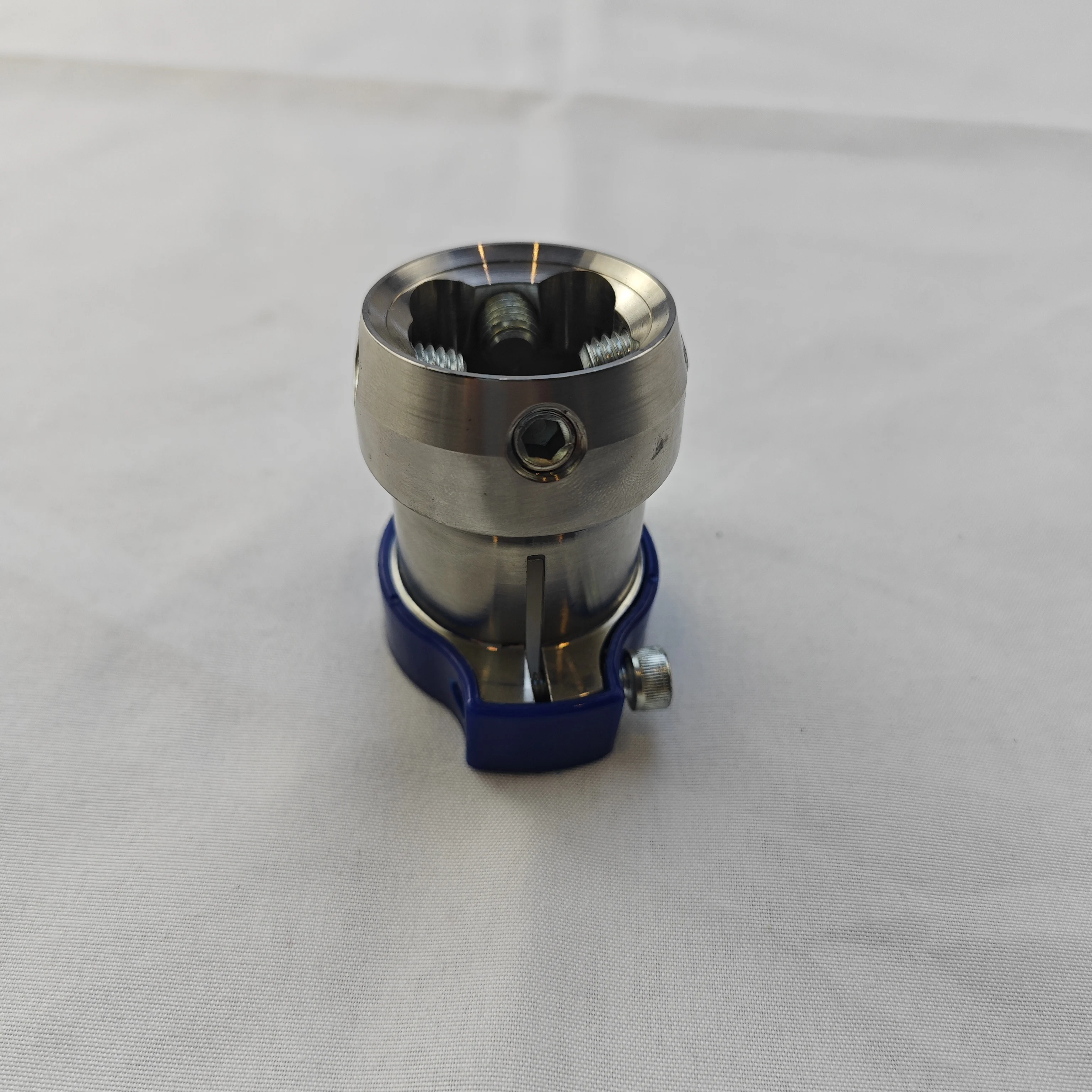 Stainless Steel and Aluminum Prosthetic Leg Components Bent Tube Adapter 20° for Medical Use