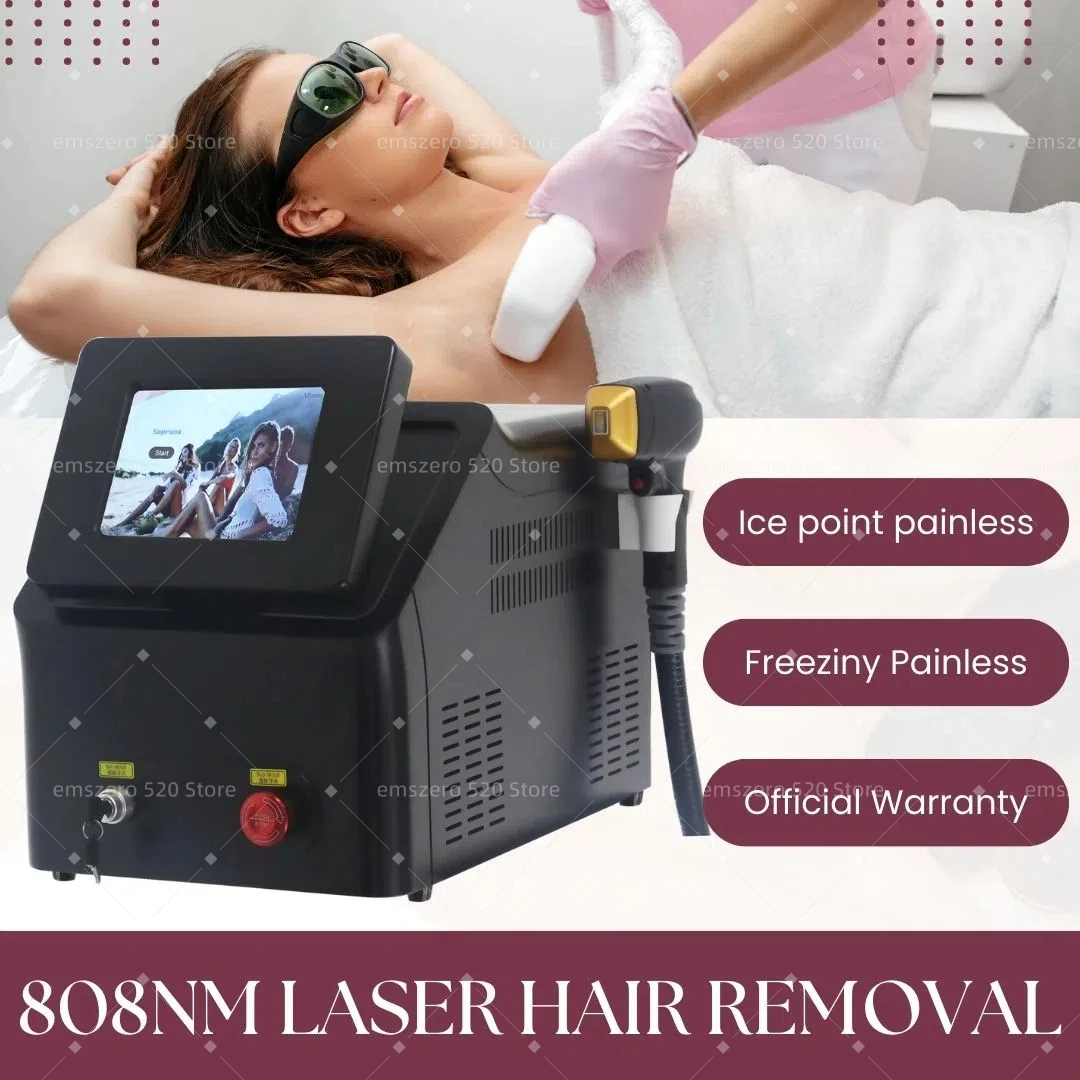 

Factory Price High-Power 3500W Ice Platinum 808nm Diode Laser Hair Removal Device for Effective and Painless Treatment