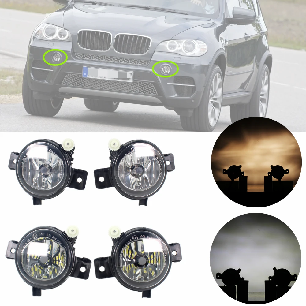 

Fog Light For BMW X5 E70 Sport Package 2011 2012 2013 Front Bumper Fog Light With Bulbs 63177224643 63177224644