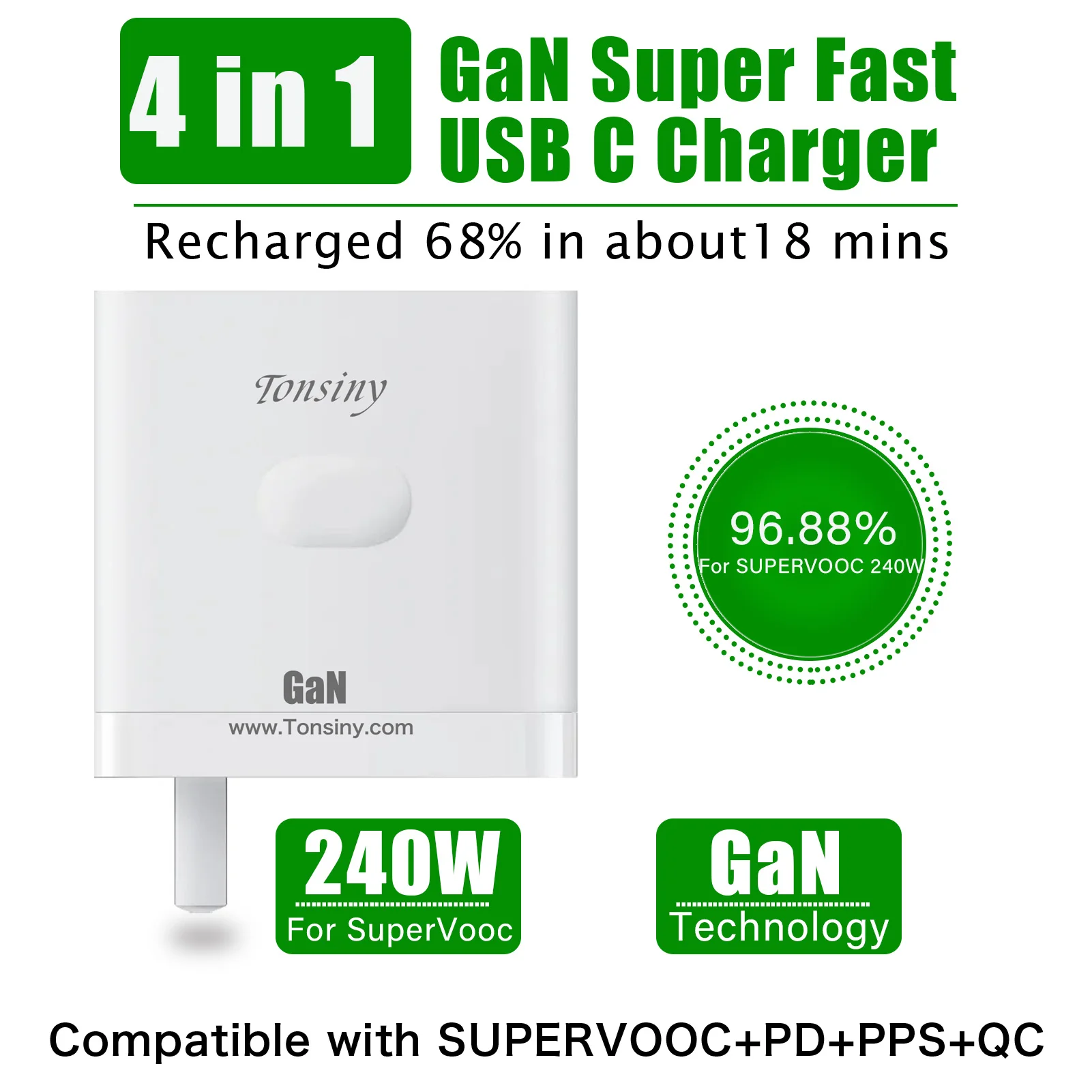For realme SuperDart charger 240W oneplus charger Warp supervooc oppo adapter PD65W macbook iPhone Samsung tablet charger 45w us