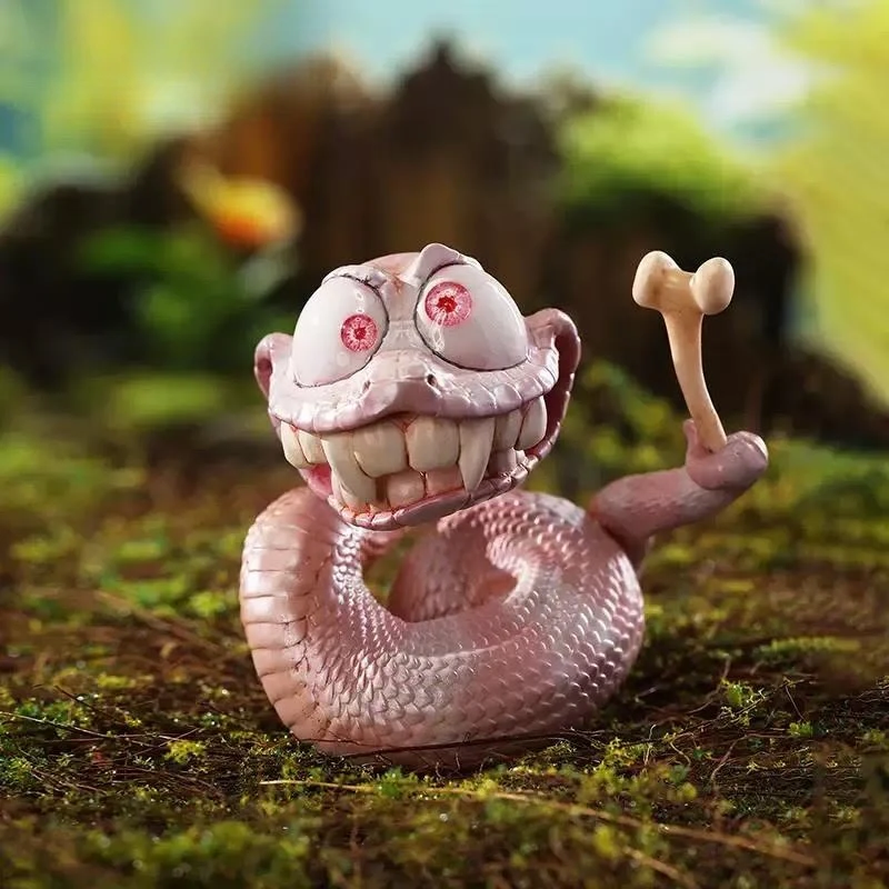Zodiac Snake Resin Animal Figurine D2, Cute Collectible Statue Desk Ornament, Art Decor Craft Model for Home Office Display Gift
