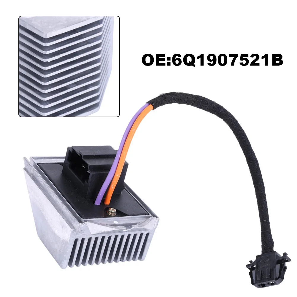 

Резистор вентилятора отопителя автомобиля для Skoda Fabia II для Roomster 2006-2014 6Q1907521B Резистор регулировки скорости