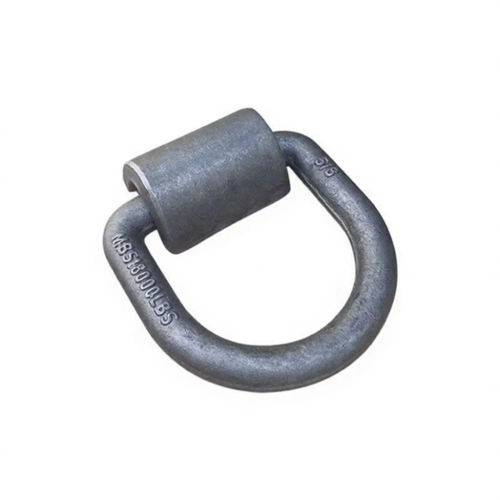 Strong Drop Forged Welding D Ring Tie Down Point For Truck Bed Cargo Fixation Metal Hardware Equipment Anchor Ring