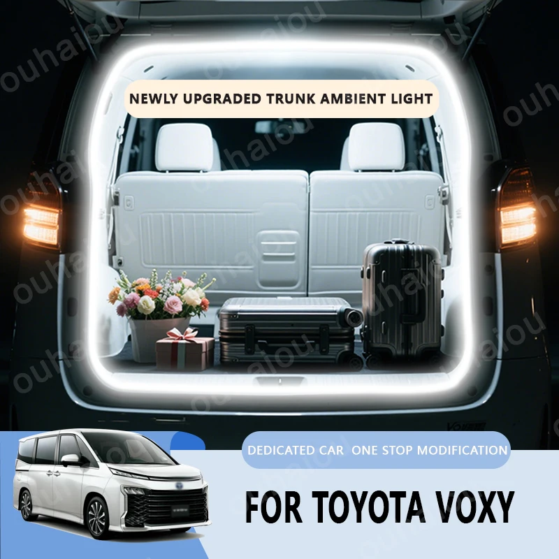 

For Toyota Voxy 70 80 90 series trunk light modification light Atmosphere lights White warm white Rear Trunk LED Light Bar