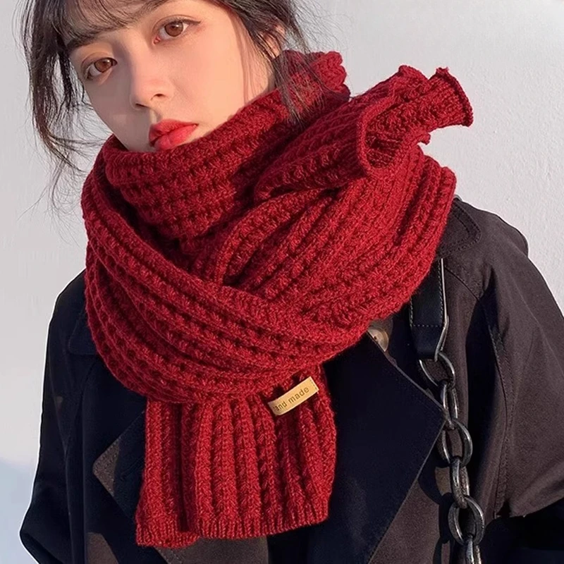 Fashion Cashmere Scarf Women Winter Shawls And Wraps Hijab Blanket Ladies Thick Neckerchief Bufanda Pashmina Long Echarpe