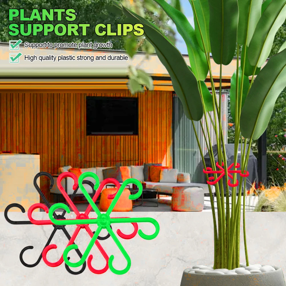 3pcs Climbing Plants Support Clips Flower Stem Collection Fixing Rack Climbing Support Frame for Climbing Alocasia Monstera Vine