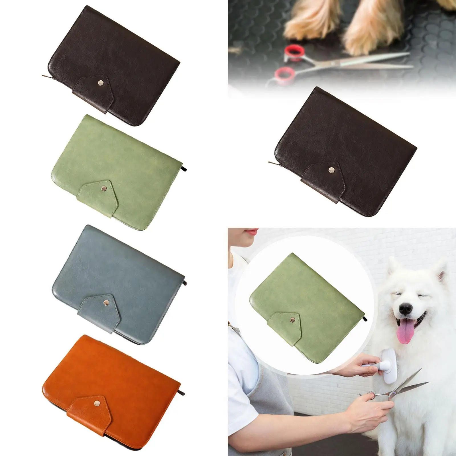 

Hair Shear Scissors Bag Holder for Hairstylists Foldable Grooming Shear Case