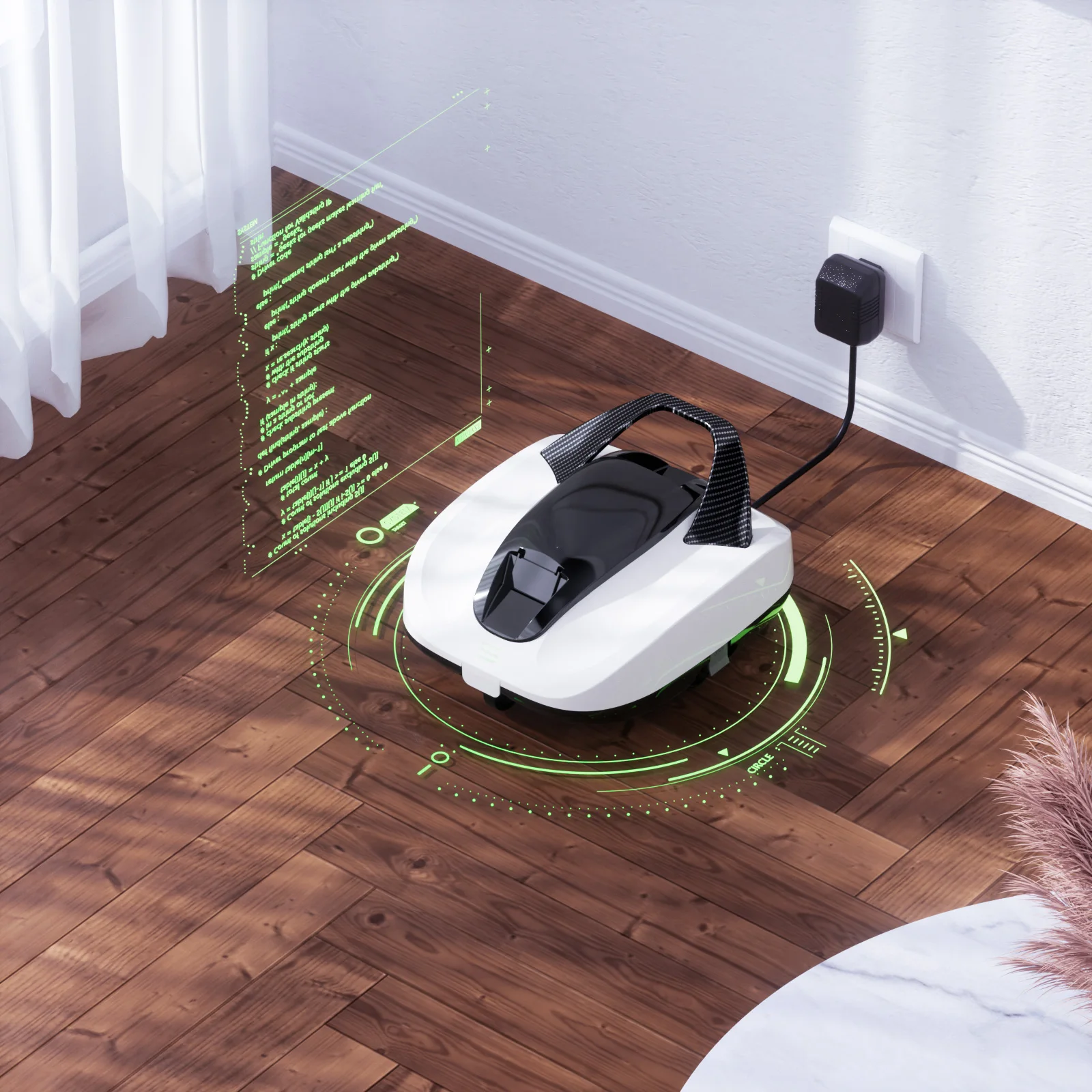 

Automatic Cordless Pool Cleaning Robot Vacuum Equipment with Filter for Outdoor Use