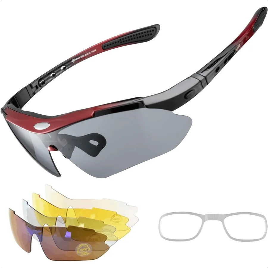 

ROCKBROS Polarized Sunglasses Men Women UV Protection Cycling Glasses MTB Sunglasses Suitable for Myopia Glasses