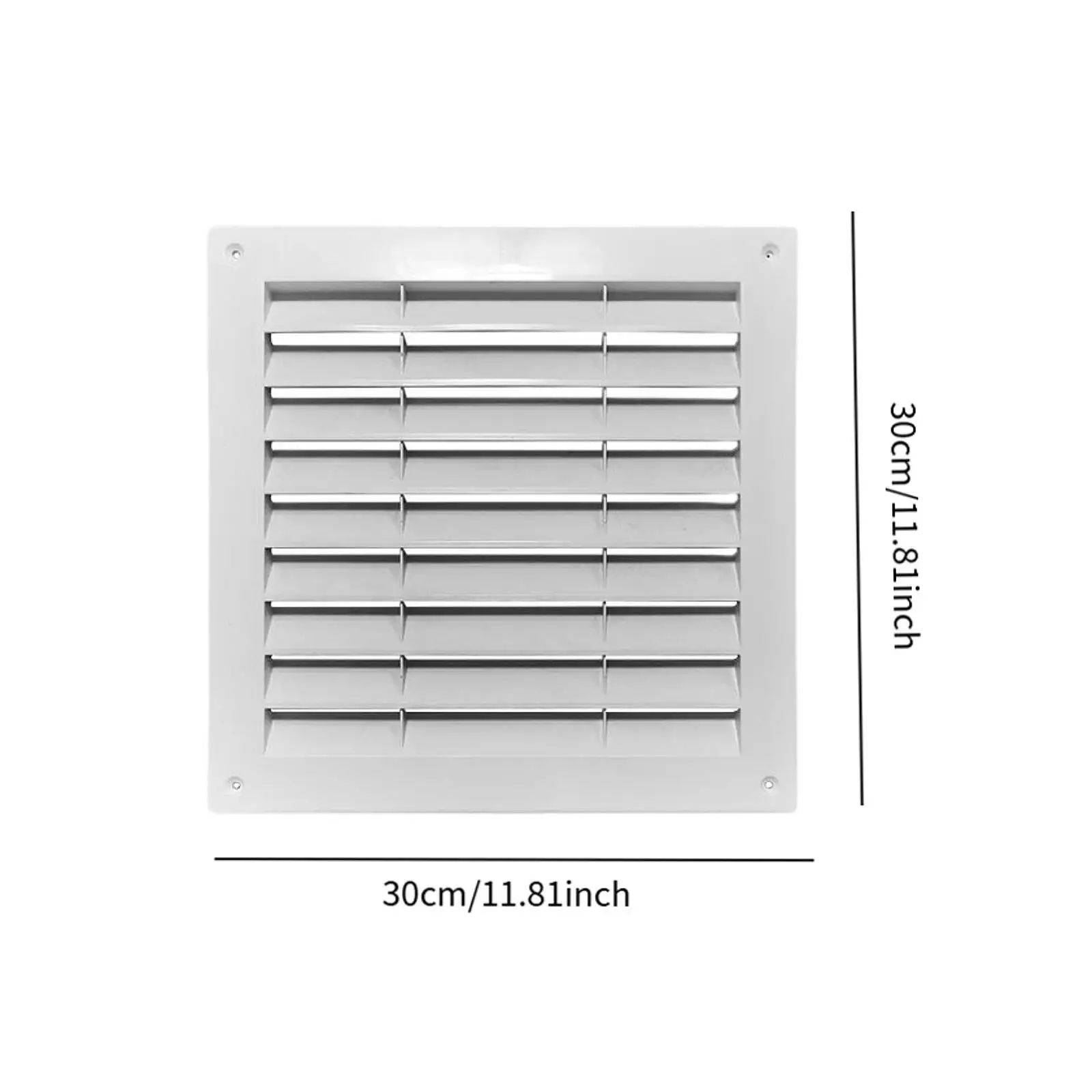 Air Vent Louver Cover Home Air Return Grill ห้องครัวระบายอากาศ Grille
