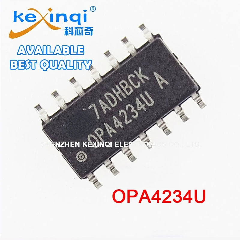 2PCS Hot Sale OPA4234U OPA4234UA Operational Amplifier SOP-14 Best High Quality