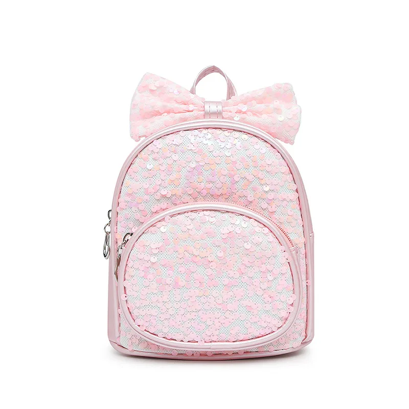 Mochila pequeña de lentejuelas para niños, morral Escolar para jardín de infantes, estilo para niñas, ruggzak