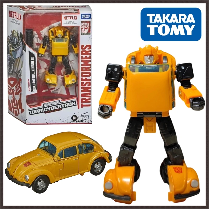 

In Stock Takara Tomy Transformers G Series Netflix Bumblebee Collect Action Figure Anime Robot Model Car Gifts