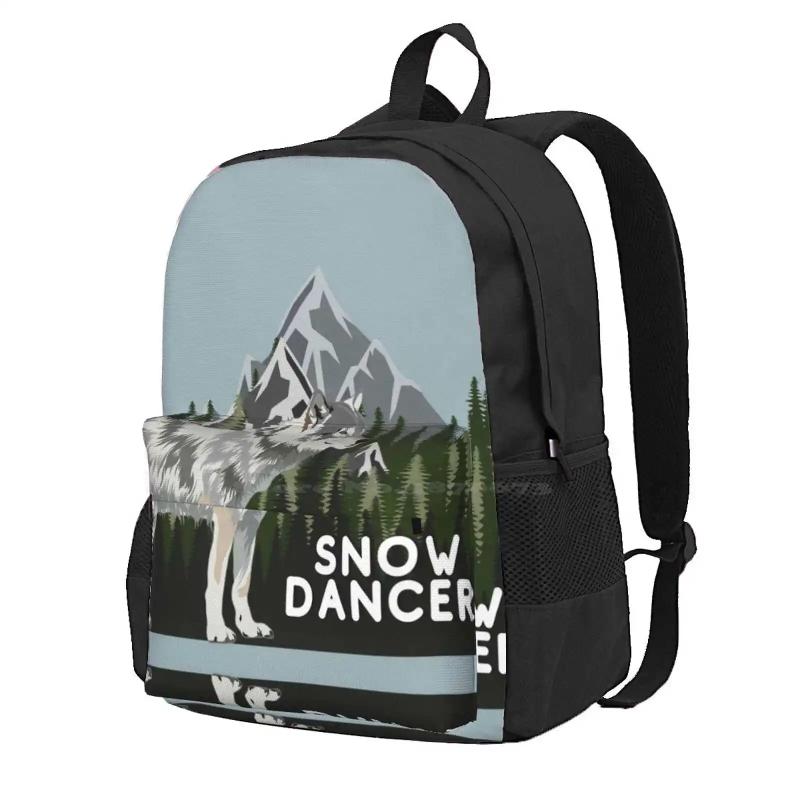 Snow Dancer Pack #2 Hot Sale Schoolbag Backpack Fashion Bags Singh Psy Changeling Stone Water Dark River Snow Dancer Kaleb