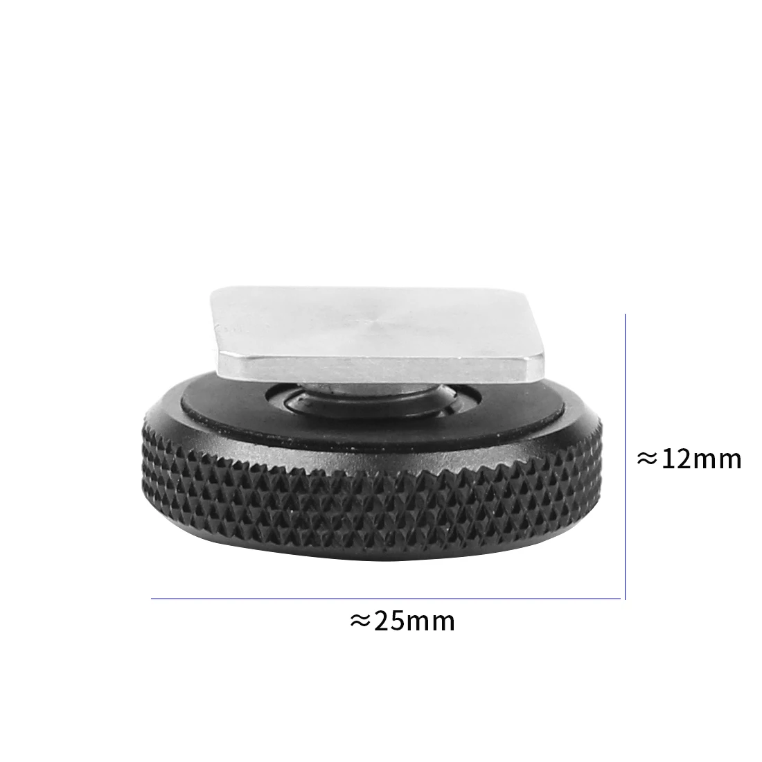 3/8 1/4 5/8 Single Dual Nut Stativplatte zum Blinken Kalter Blitzschuh-Schraubenadapter für GoPro 13 Insta360 X4 Light Stativ-Mikrofonhalter – Detail 21