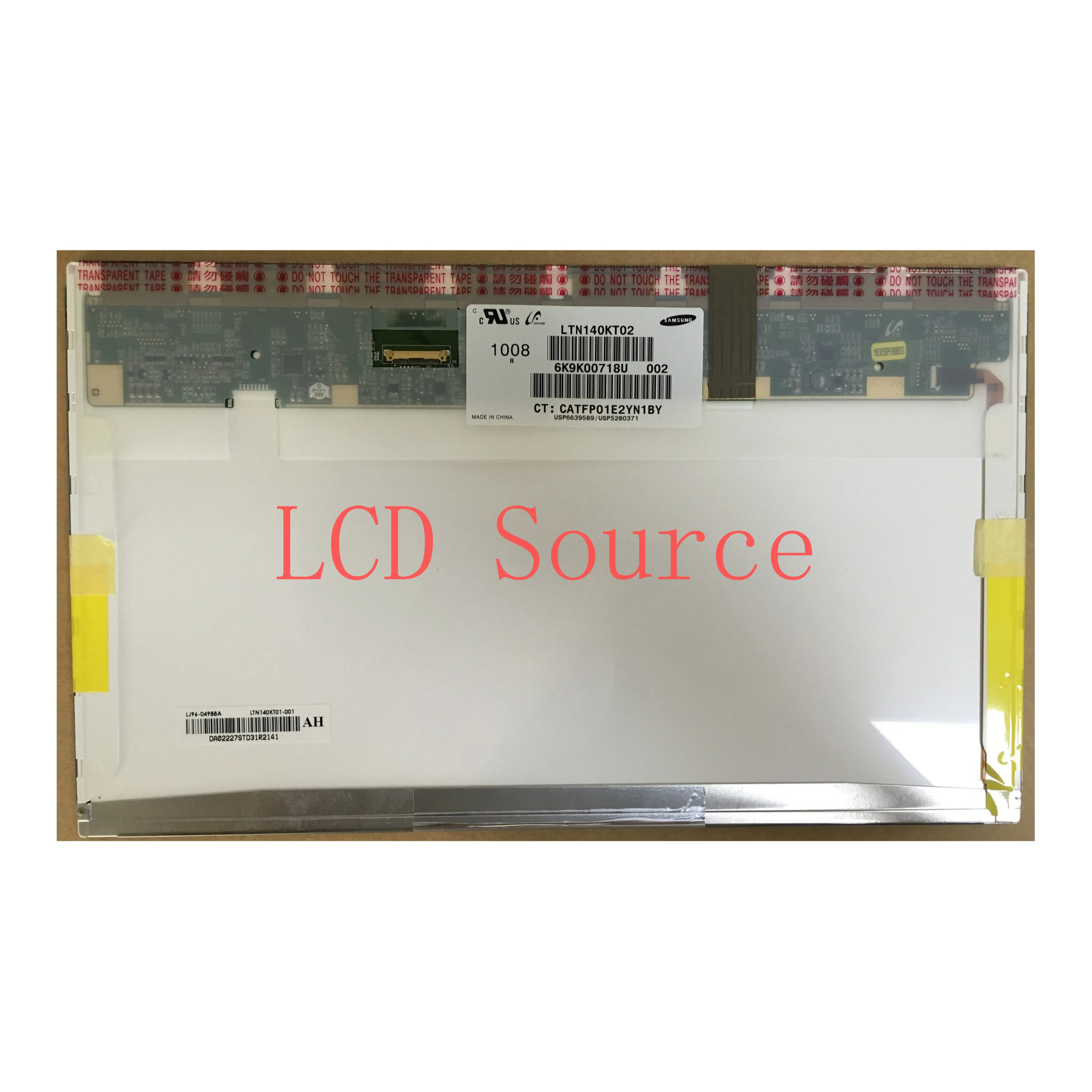 LTN140KT02 LP140WD1 TPD1 fit B140RW01 V.2 for HP elitebook 8440P 8440W 1600*900 30PIN EDP LED LCD Screen Panel