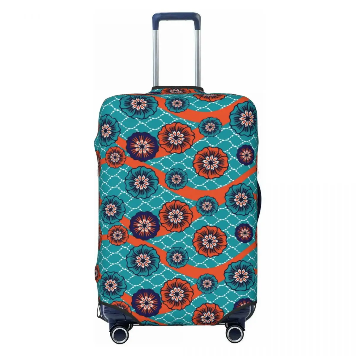 

African Ankara Pattern Suitcase Cover Elastic Travel Luggage Covers for 18-32 inch