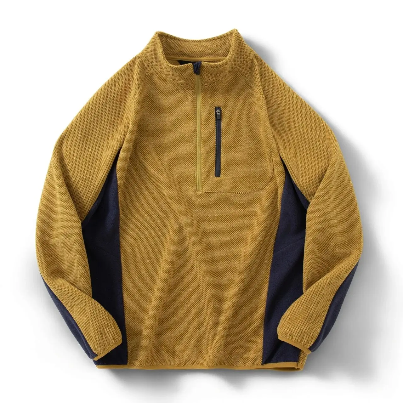 

Men's Winter Thiened Hoodie Sweatirt Casual Loose Color Blo Honeycomb Fce Windproof Warm f Zipper Sportswear