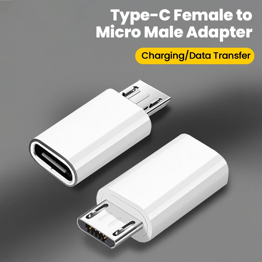 1/2/5/10 pcs Type C Female to Micro Male Adapter Android Phone USB Cable Adapters Charging Converter For Samsung Xiaomi