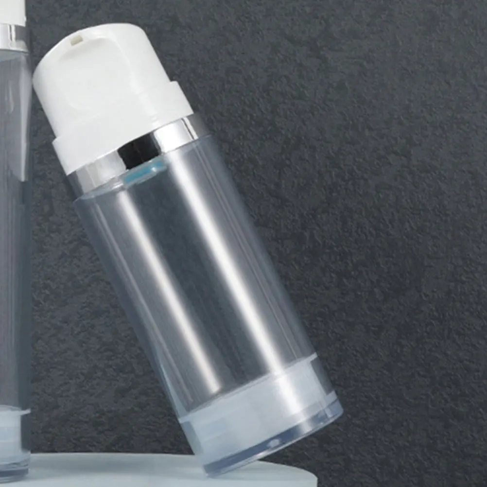 

100Ml Travel Toiletry Bottles Leakproof Press Pump Dispenser Reusable Plastic Container for Lotion Serum Essential Oils on