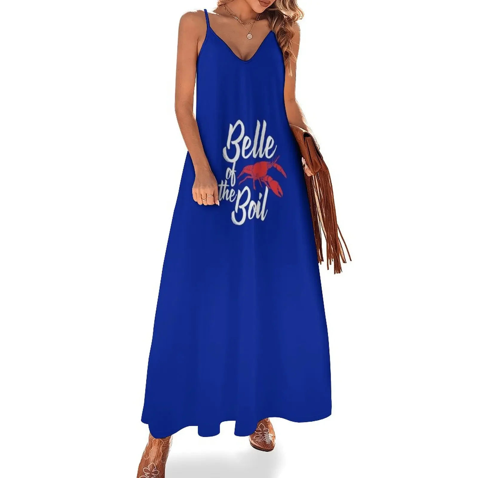 

Bell of the boil funny humor crawfish cooking saying with lobster Sleeveless Dress summer dresses womens 2024 Clothing