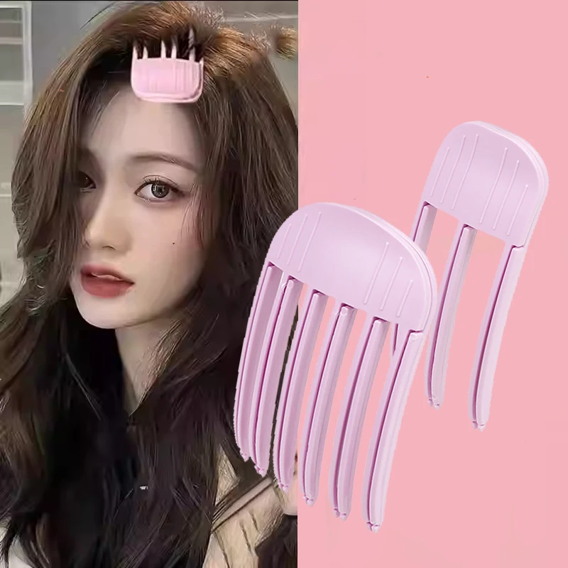 Fluffy Hairpin Curling Bangs Barrette Hair Roots Volumizing Hair Clips Women Curling Fixed Shape Clip Fashion Volume Hair Roller