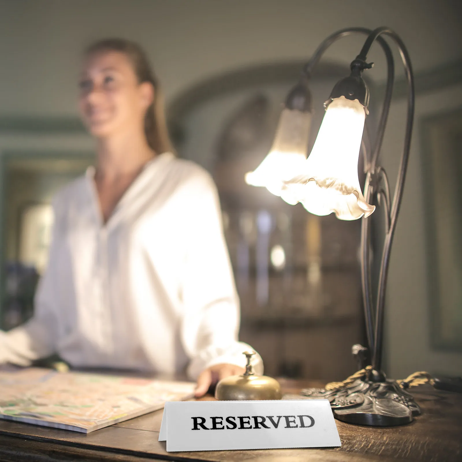 2Pcs Reserve Signs No Smoking Reserved Seating Signs Wedding Wedding Chairs Restaurant Table Reservation Reserved Sign
