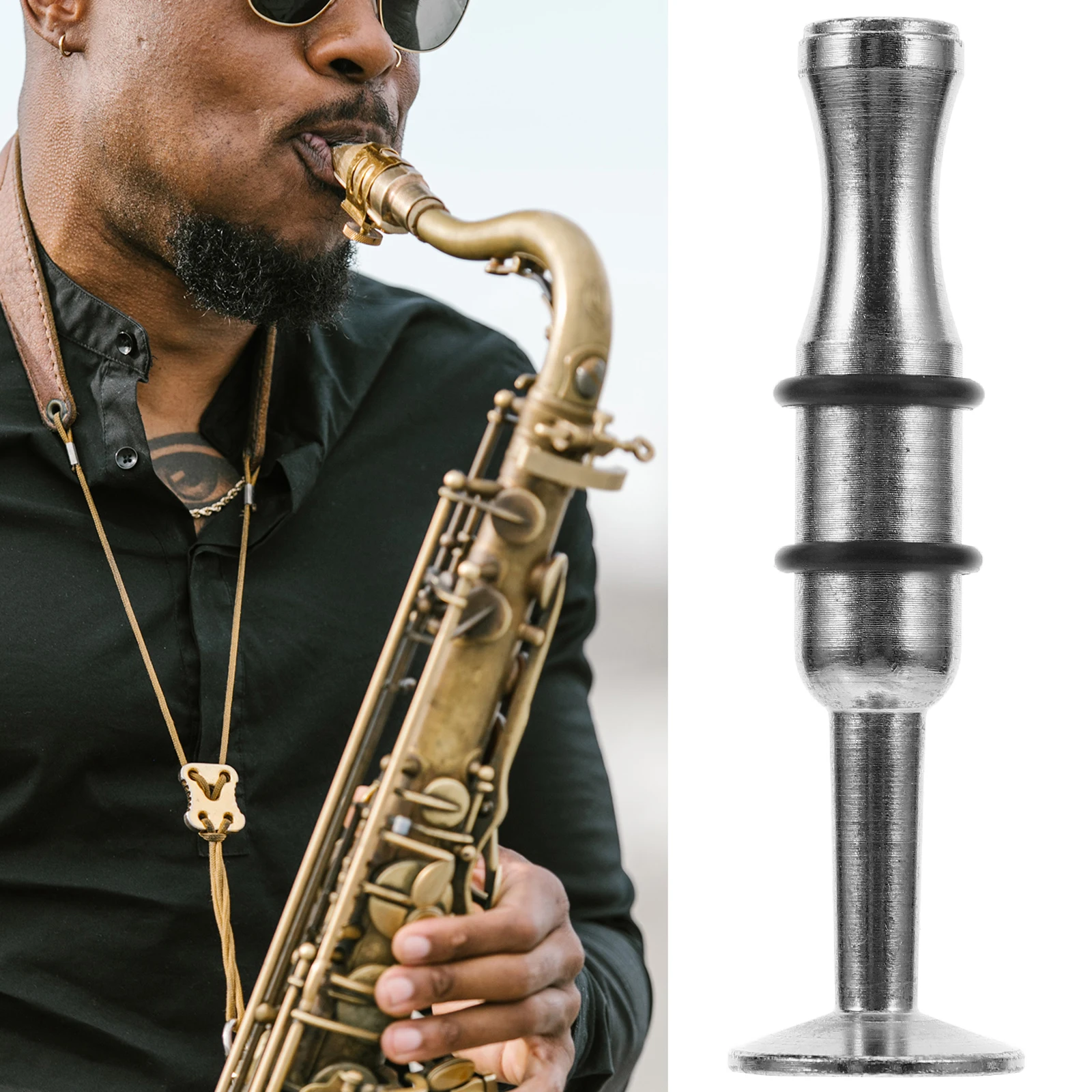 

s Trumpet Mouthpiece Practice Device Metal Accessory Replacement Musical Tools Beginners Experienced Stable Performance Clear