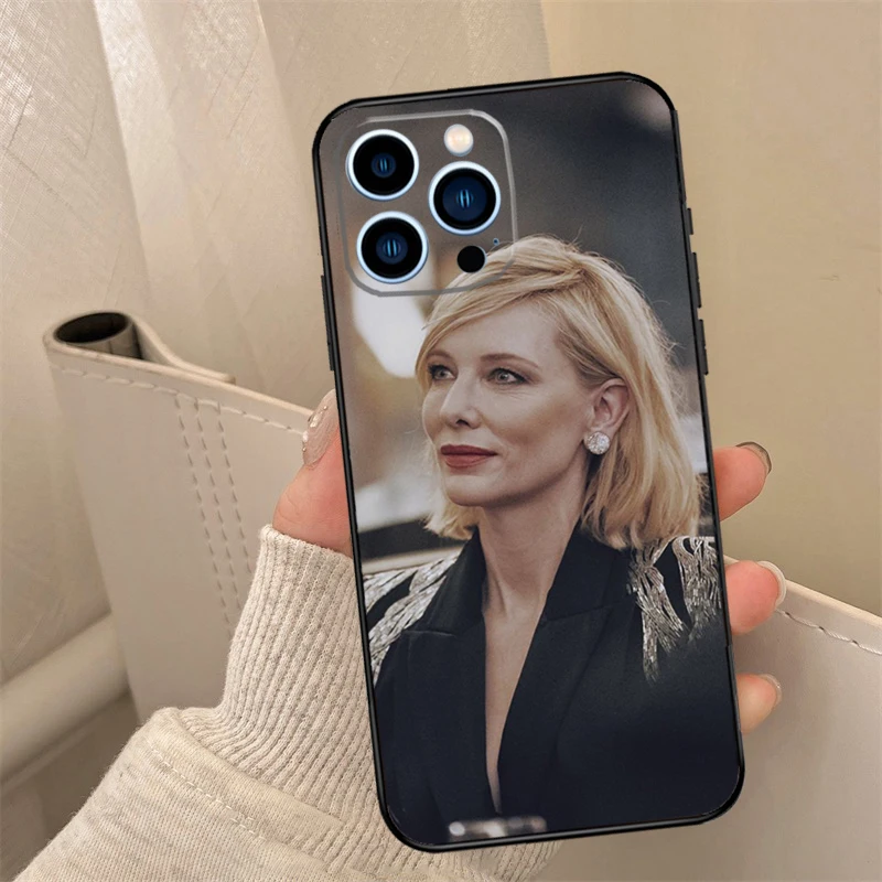 Cate Blanchett Phone Case For iPhone 16 15 11 13 12 14 Pro Max 13 Mini 7 8 14 Plus XS Max X XR Cover