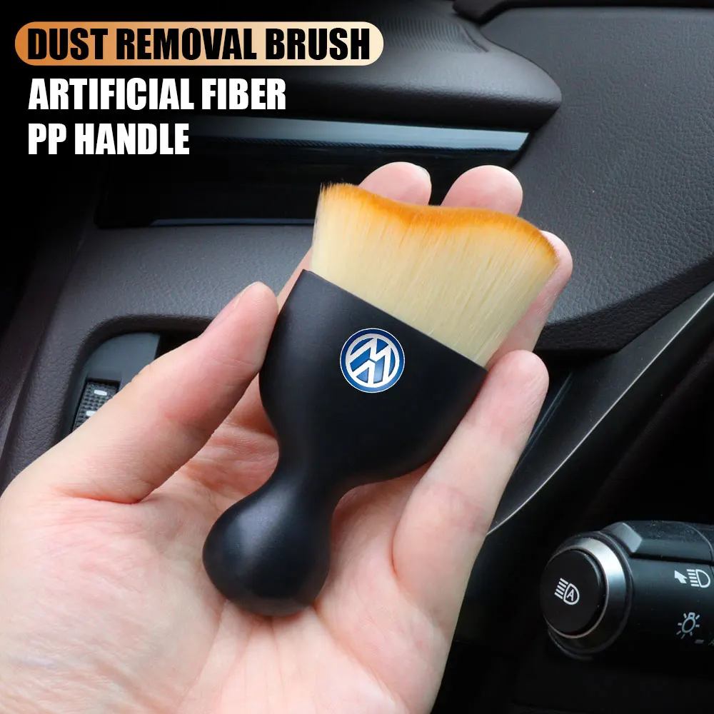 Car Interior Cleaning Soft Brush Dashboard Air Outlet Dust Remover Tool For Volkswagen Golf Polo Tiguan Passat B6 Jetta Touareg