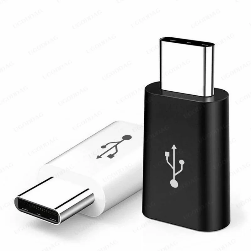 3 sztuki Micro USB męski na typ C żeński Adapter konwerter do smatfon z androidem tabletu rodzaj USB C do złącza Adapter Micro USB