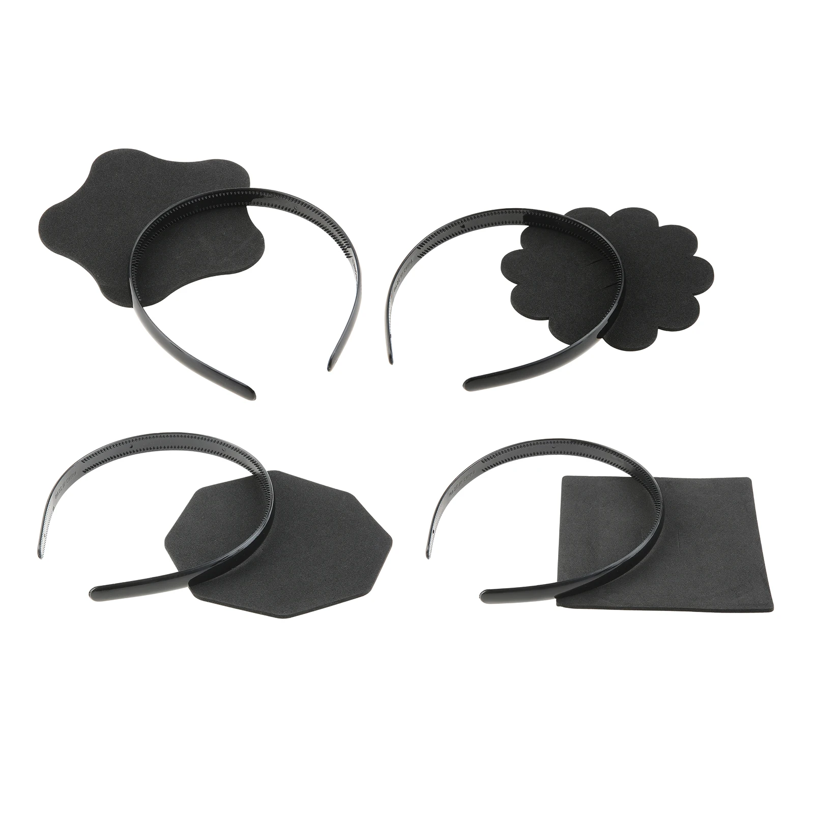 1PC Non-Slip Fixed Graduation Cap Headband Lightweight For Grad Prom Square/Octagon/Flower Shape/Five-petal Flower Shape