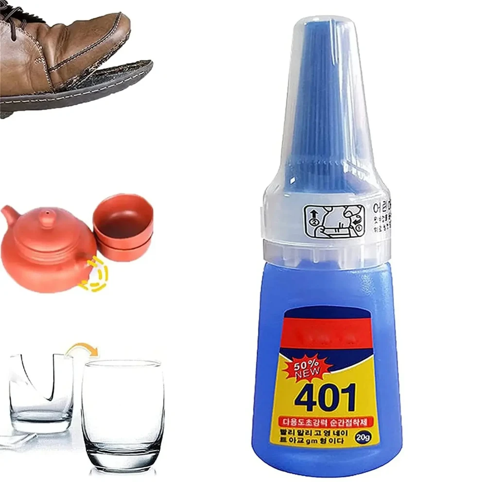 1/2Bottles Multi purpose Adhesive Korean Version 401 Adhesive Rubber Plastic Nail Glue 502 Adhesive Repair Phone Glass Screen