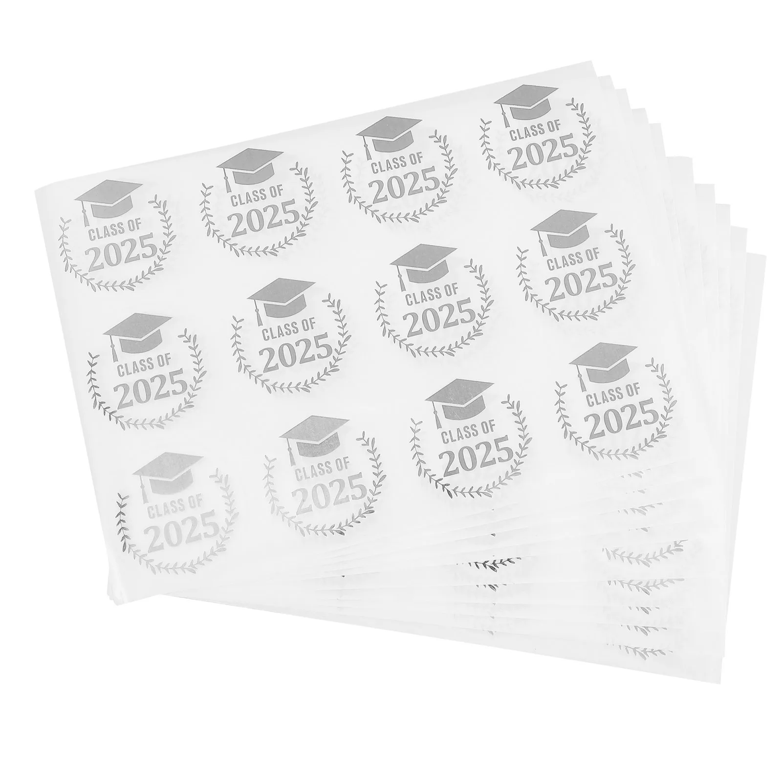 

10 Sheet Graduation Stickers Congrats Cap Craft Graduate Hat Labels Waterproof Adhesive Party Decorations Scrapbook Car