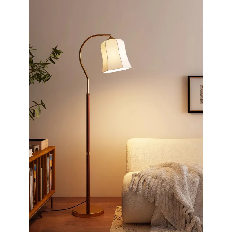 

Vintage Creative E27 Led Floor Lamps for Living Room Bedroom Beside Lights Study Room Sofa side Wooden Standing Lamp Home Decor