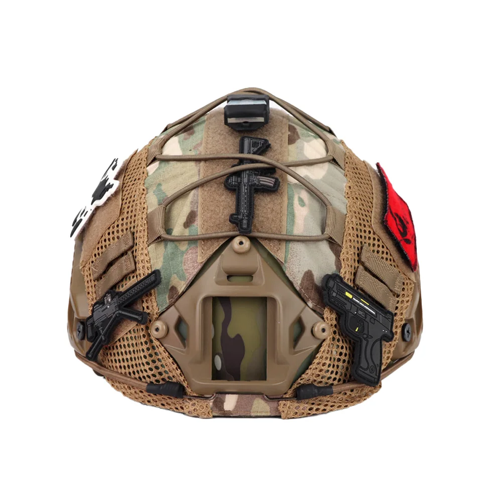 Helmet Cover for Fast MH PJ BJ OPS-Core Helmet Airsoft Paintball Helmet Coverwith Elastic Cord