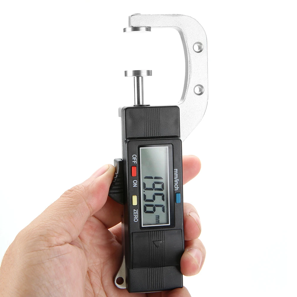 Horizontal Type Electronic Digital Display Caliper Thickness Gauge Measuring Tool 0-25mm