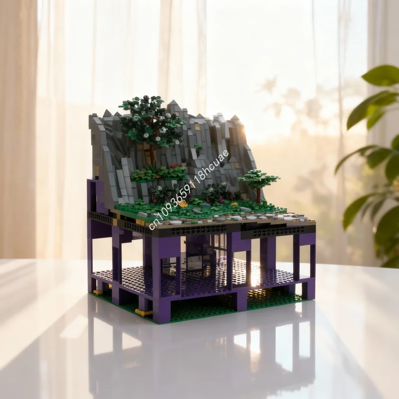 ตัวต่อ MOC ปราสาทฮอเฮนเกอร์โอลด์เซ็ค ชุดที่ 1 จำนวน 1327 ชิ้น ของเล่นตัวต่อแบบสถาปัตยกรรม ของขวัญคริสต์มาส ของเล่นเสริมพัฒนาการ