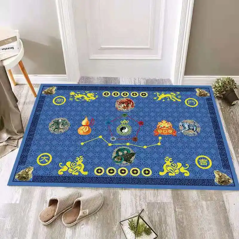 Seven Star Door Mat and Blessing Carpet Home Entrance Modern Bathroom Floor Mats Living Room Bedroom Originality Rug Decoration