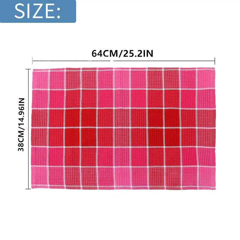 الهراء أطباق كبيرة سوبر ماصة مناشف المطبخ الملونة مناشف الأطباق لغسل تجفيف الأطباق المنزل دائم فوط شاي #2