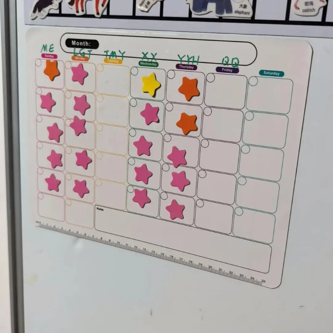 Magnetic Calendar For Fridge Monthly Weekly Planner Whiteboard Calendar Table Dry Erase Fridge Sticker Message Board Menu